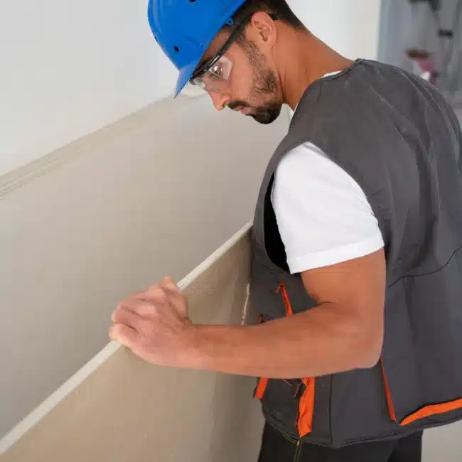 Pose de plaque de placo par artisan à Amiens.