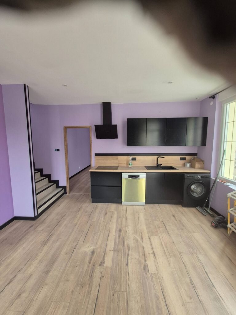 Rénovation de cuisine et sol à Moreuil